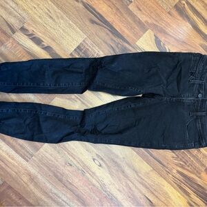 Stylish Black Distressed Jeans